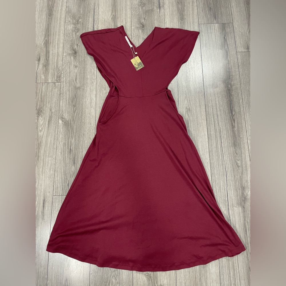 Peruvian Connection Merlot Charisse Dress Sz XS NWT